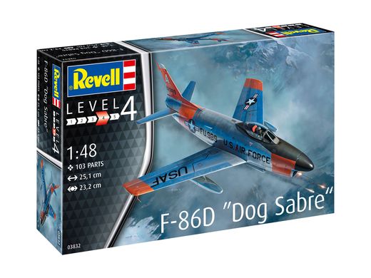 Maquette avion : F-86D "Dog Sabre" 1/48 - Revell 03832 3832