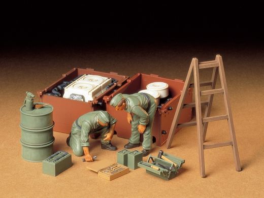 Figurines militaires : Équipement maintenance allemande 1/35 - Tamiya 35180