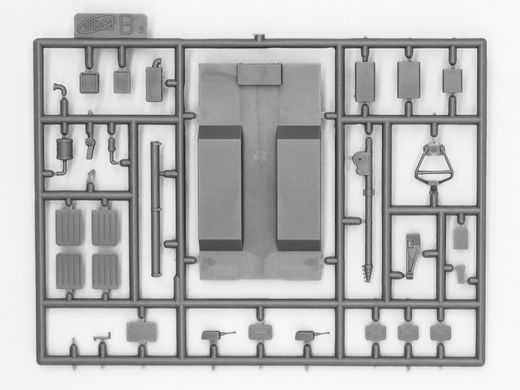 Maquette camion des forces militaires d'Ukraine : URAL 43203 1/72 - ICM 72709