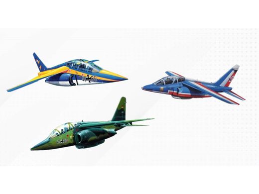 Coffret cadeau avions : 50e anniversaire "Alpha Jet" 1/144 - Revell 03810