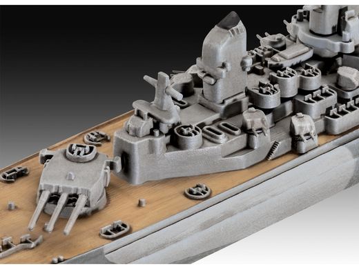 Maquette bateau militaire : USS New Jersey 1/1200 - Revell 05183