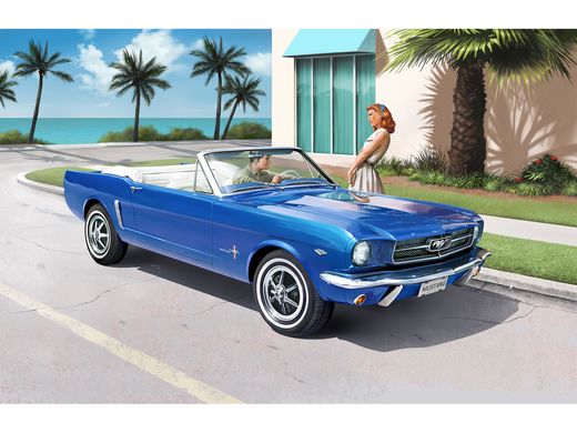 Coffret cadeau maquette : 60e anniversaire Ford Mustang 1/24- Revell 05647