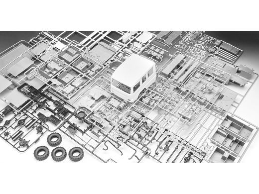 Maquette automobile : Camion de pompier Schlingmann TLF 16/25 1/24 - Revell 07586