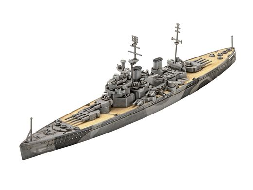 Maquette bateau militaire : Model set HMS Duke of York 1/1200 - Revell 65182