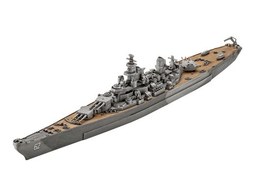 Maquette bateau militaire : Model set USS New Jersey 1/1200 - Revell 65183