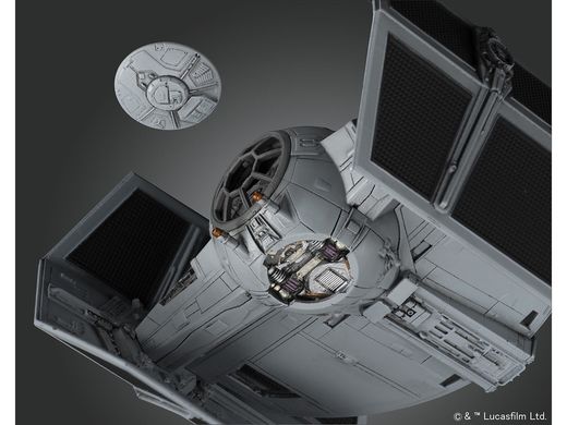 Maquette Star Wars : Bandai TIE Advanced 1/72 - Revell 01214