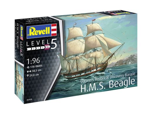 Maquette de voilier : H.M.S. Beagle 1/96 - Revell 05458