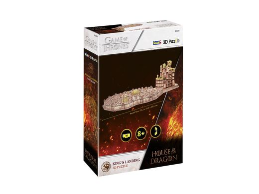 Puzzle 3D House of the Dragon : Ville de King's Landing - Revell 00225