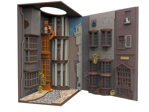 Serre-livres Bois Harry Potter : Le chemin de traverse - Revell 00530