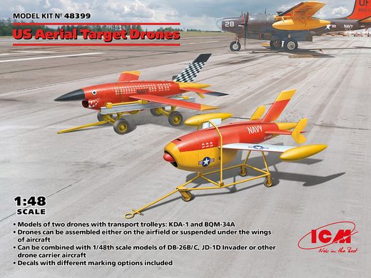 Maquette avion : US Aerial Target Drons 1/48 - ICM 48399