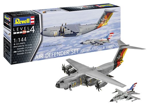 Maquette avion militaire : Air Defender 1/144 - Revell 03789 03789