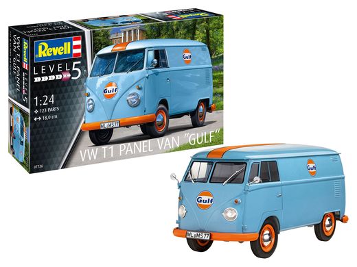 Maquette bus de collection : Fourgon VW T1 "Gulf" 1/24 - Revell 07726 7726
