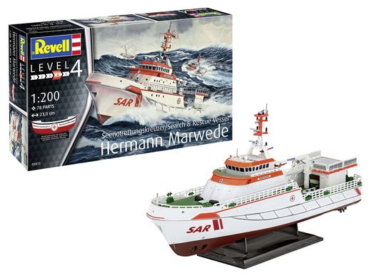 Maquette de navire de sauvetage : Hermann Marwede 1/200 - Revell 05812 5812