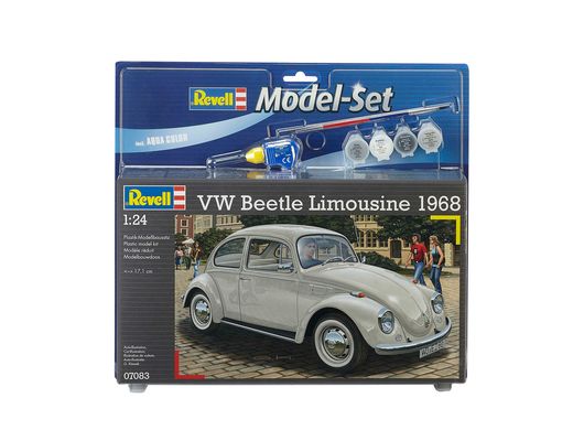 Maquette de voiture : Model Set Volkswagen beetle (limousine) 1968 - 1/24 - Revell 67083