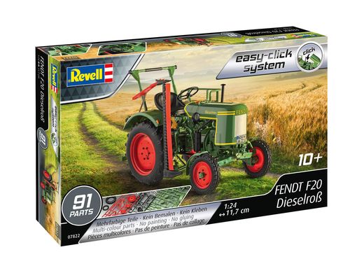 Maquette Easy-Click : Tracteur Fendt F20 Dieselroß - 1:24 - Revell 07822, 7822