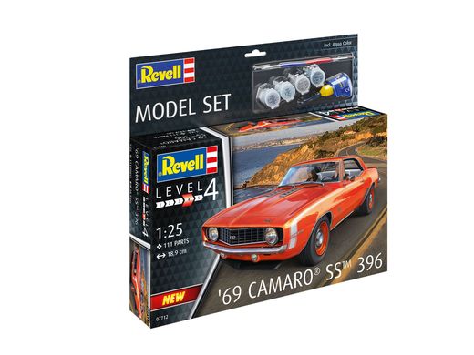 Coffret cadeau voiture : Model set 1969 Camaro SS 1/25 - Revell 67712