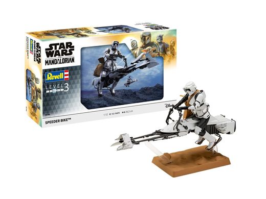 Maquette Star Wars : The Mandalorian Speeder Bike 1/12 - Revell 06786