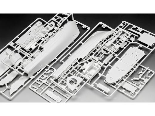 Kit de modélisme maquette de navire de sauvetage : Model Set Hermann Marwede 1/200 - Revell 65812