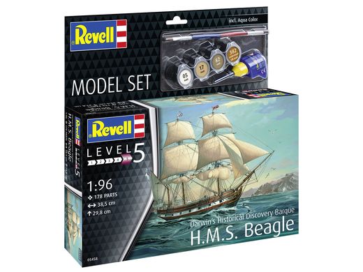 Coffret cadeau maquette de voilier : H.M.S. Beagle 1/96 - Revell 65458