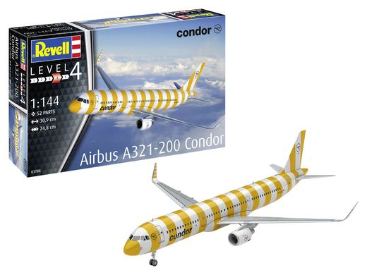 Maquette avion civil : Airbus A321-200 "Condor" 1/144 - Revell 03788