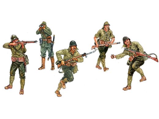 Figurines militaires : Soldats de l'Infanterie Japonaise - Italeri 6170