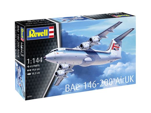 Maquette avion militaire : BAe 146 (RJ85) 1/144 - Revell 03791 3791