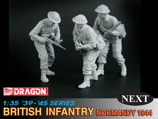 Figurine soldats : Infanterie Britannique Normandie 1944 1/35 - Dragon 06212  6212