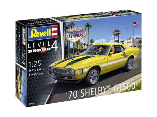 Maquette automobile : 70 Shelby Mustang GT500 1/25- Revell 07729  7729