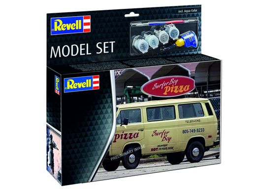 Maquette automobile : Model Set VW T3 Bus "Surfer Boy" Stranger Things 1/25 - Revell 67725