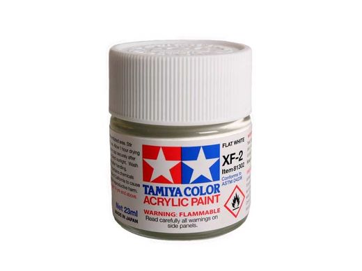 Peinture pour maquettes - XF2 BLANC mat- XL 23 ml - Tamiya 81302