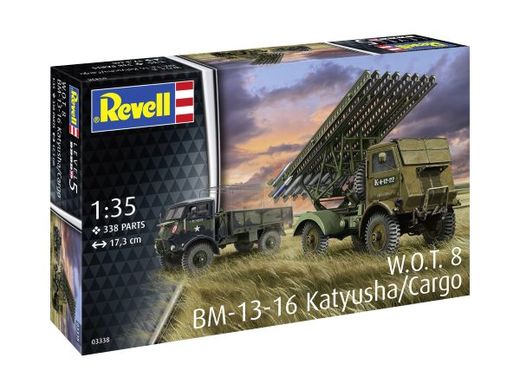 Maquette militaire : BM-13-16 on WOT 8 1/35 - Revell 03338  3338