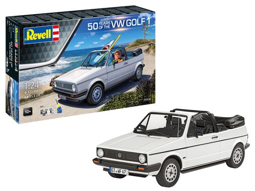 Coffret cadeau maquette : 50 ans de la VW Golf 1 - au 1/24 - Revell 05636  5636