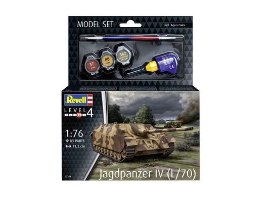 Maquette militaire : Model set Jagdpanzer IV (L/70) 1/72 - Revell 63359