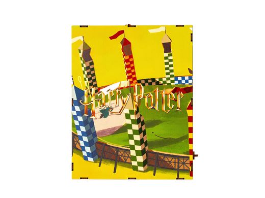 Serre-livres Bois Harry Potter : Le terrain de Quidditch - Revell 00532