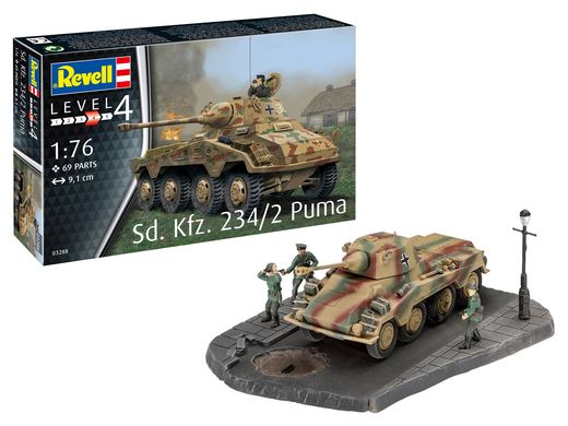 Maquette militaire : Sd.Kfz. 234/2 Puma - 1:76 - Revell 63288