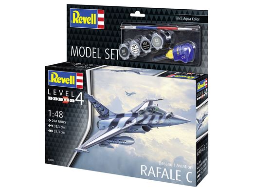 Maquette avion militaire : Dassault Rafale C 1/48 - Revell 63901