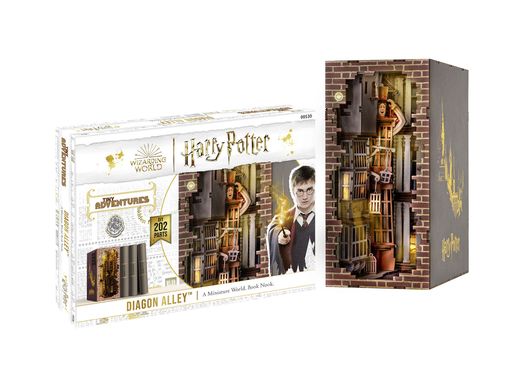 Serre-livres Bois Harry Potter : Le chemin de traverse - Revell 00530