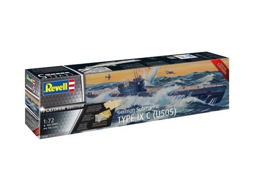 Maquette sous-marin allemand : Type IX C "Platinum Edition" - Revell 05180 5180