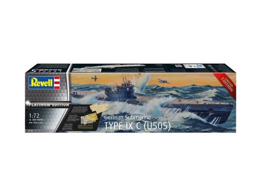 Maquette sous-marin allemand : Type IX C "Platinum Edition" - Revell 05180 5180