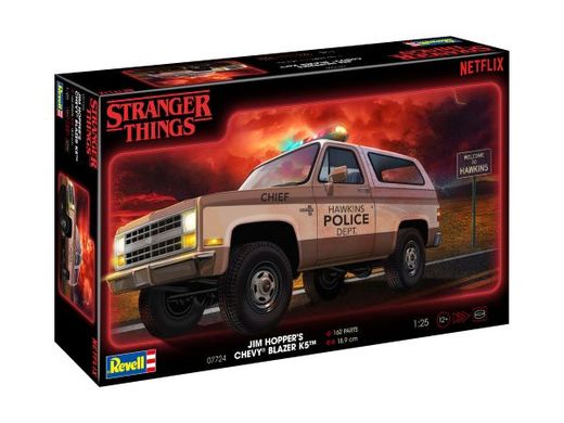 Maquette automobile : 1985 Chevrolet K5 Blazer Stranger Things 1/25 - Revell 07724 7724