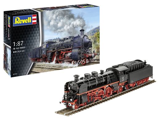 Maquette train - Locomotive BR 18 505 mit Tender 2'3' T38 1/87 - Revell 02167