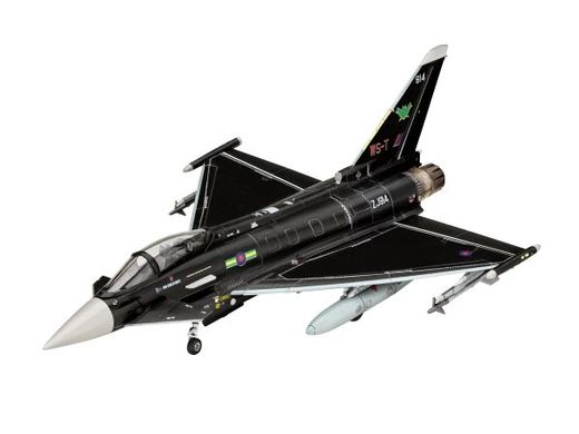 Maquette avion militaire : Model Set Eurofighter Typhoon - RAF 1/144 - Revell 63796