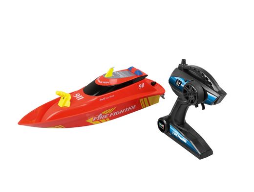 Bateau RC au design pompier