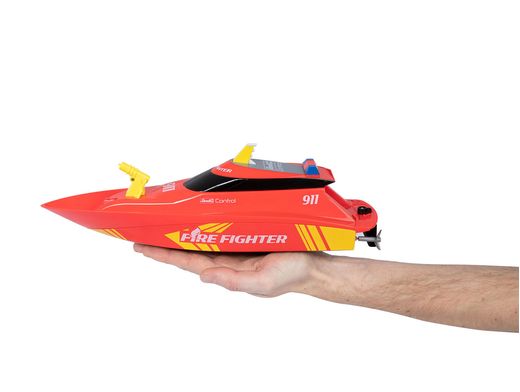 Bateau RC au design pompierBateau RC au design pompier