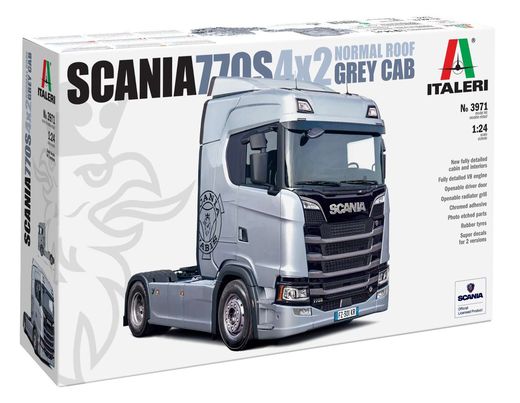 Maquette camion : Scania 770S 4x2 Grey Cab 1/24 - Italeri 3971 03971