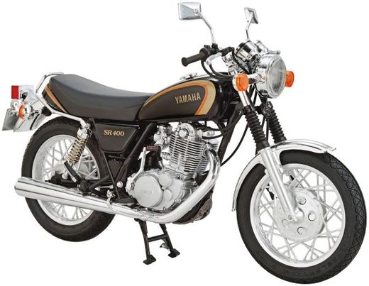 Maquette moto : Yamaha 1JR SR400 ''98 au 1/12 - Aoshima 06498 6498