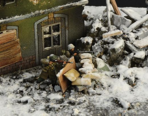 Diorama militaire : Bastogne 1944 (80e Anniversaire) 1/72 - Italeri 6186