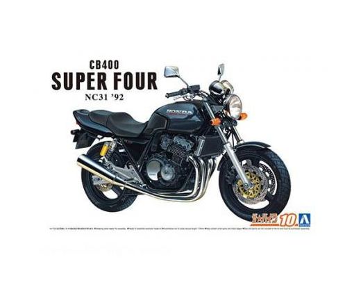 Maquette moto : Honda CB 400 Super Four 1/12 - Aoshima 06384
