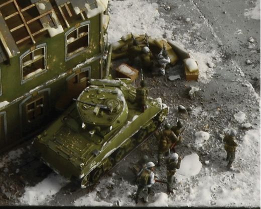 Diorama militaire : Bastogne 1944 (80e Anniversaire) 1/72 - Italeri 6186