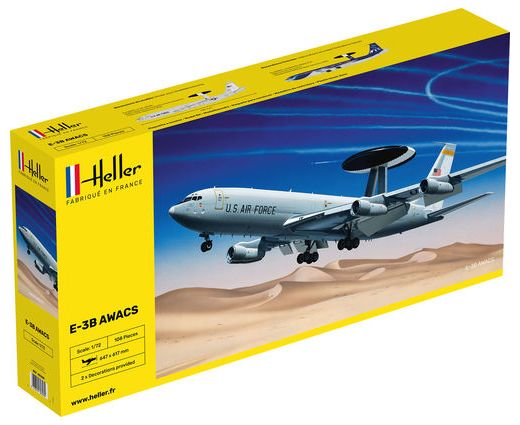 Maquette avion militaire : E-3B Awacs - 1/72 - Heller 80308